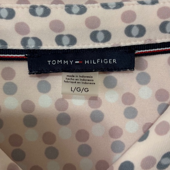 Tommy Hilfiger Polka Dot Print Blouse - Picture 2 of 3